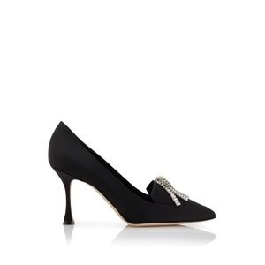 Manolo Blahnik Bambina 90 Satin Pump